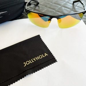 NEW JollyHola Men’s Black Sunglasses